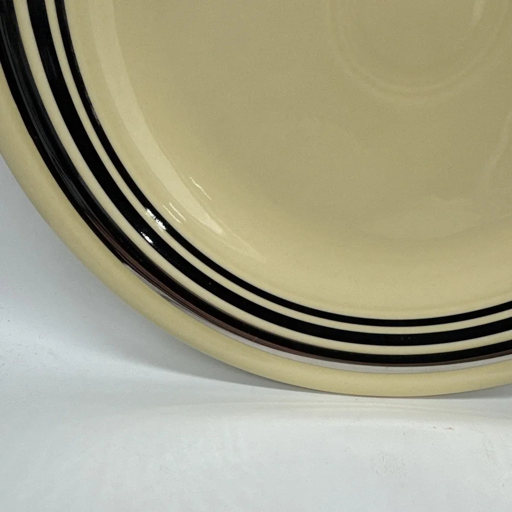 Fiestaware Platinum Stripe Dinner Plate Fiesta HLCCA 2018 Conference Exclusive